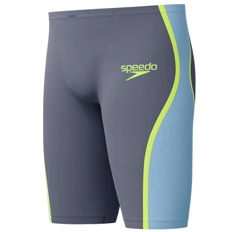 Speedo - Men's Fastskin LZR Pure Intent 2.0 Jammer - Grey Lead/Acadia Blue/Hyper Yellow