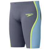 Speedo - Men's Fastskin LZR Pure Intent 2.0 Jammer - Grey Lead/Acadia Blue/Hyper Yellow