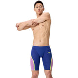 Speedo - Men's Fastskin LZR Pure Intent 2.0 Jammer - Noble Navy/Jelly/Hyper Yellow
