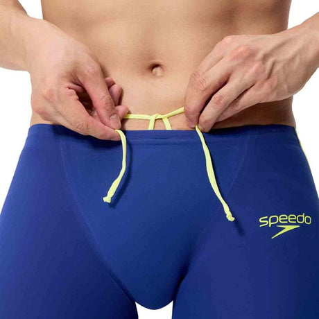 Speedo - Men's Fastskin LZR Pure Intent 2.0 Jammer - Noble Navy/Jelly/Hyper Yellow