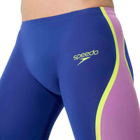 Speedo - Men's Fastskin LZR Pure Intent 2.0 Jammer - Noble Navy/Jelly/Hyper Yellow