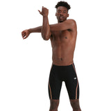Speedo - Men's Fastskin LZR Pure Intent Backstroke High Waist Jammer - Black/Gold