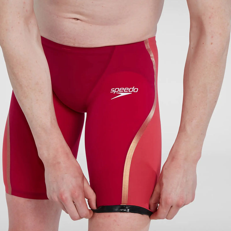 Speedo - Men's Fastskin LZR Pure Intent Jammer - Red/Red