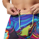 Speedo - Men's Fastskin LZR Pure Valor 2.0 High Waisted Jammer - Dark Blue/Pink
