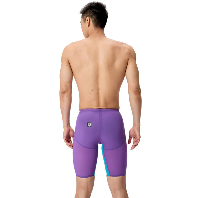 Speedo - Men's Fastskin LZR Pure Valor 2.0 High Waisted Jammer - Galaxy Grape/Mayan Blue