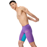 Speedo - Men's Fastskin LZR Pure Valor 2.0 High Waisted Jammer - Galaxy Grape/Mayan Blue