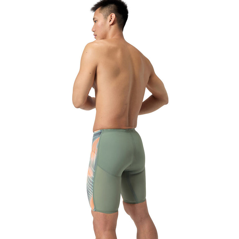 Speedo - Men's Fastskin LZR Pure Valor 2.0 High Waisted Jammer - Green/Orange