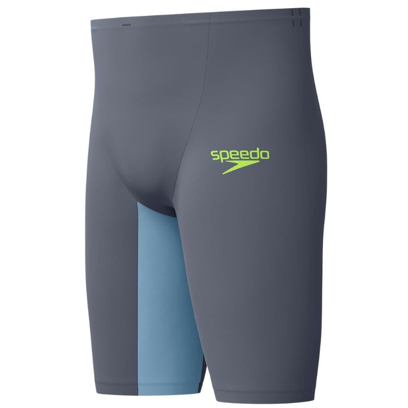 Speedo - Men's Fastskin LZR Pure Valor 2.0 High Waisted Jammer - Grey Lead/Acadia Blue