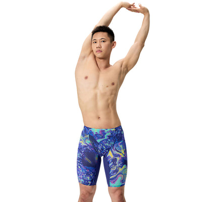 Speedo - Men's Fastskin LZR Pure Valor 2.0 High Waisted Jammer - Noble Navy/Morphosis