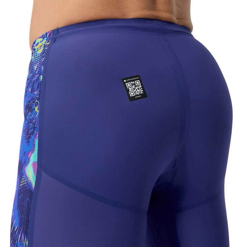 Speedo - Men's Fastskin LZR Pure Valor 2.0 High Waisted Jammer - Noble Navy/Morphosis