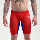 Speedo - Men's Fastskin LZR Pure Valor 2.0 High Waisted Jammer - Red/Blue