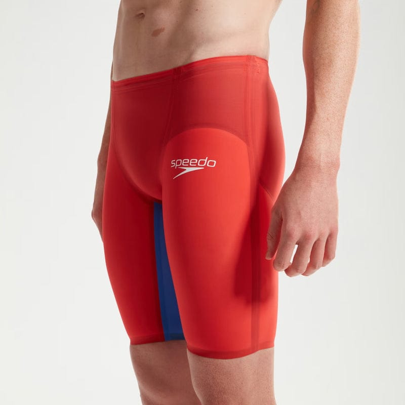 Speedo - Men's Fastskin LZR Pure Valor 2.0 High Waisted Jammer - Red/Blue