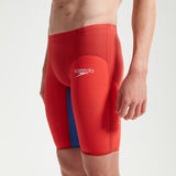 Speedo - Men's Fastskin LZR Pure Valor 2.0 High Waisted Jammer - Red/Blue