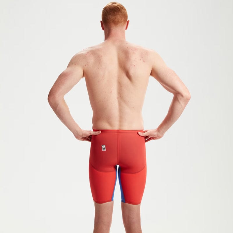 Speedo - Men's Fastskin LZR Pure Valor 2.0 High Waisted Jammer - Red/Blue