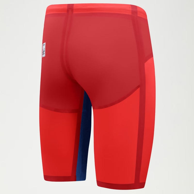 Speedo - Men's Fastskin LZR Pure Valor 2.0 High Waisted Jammer - Red/Blue