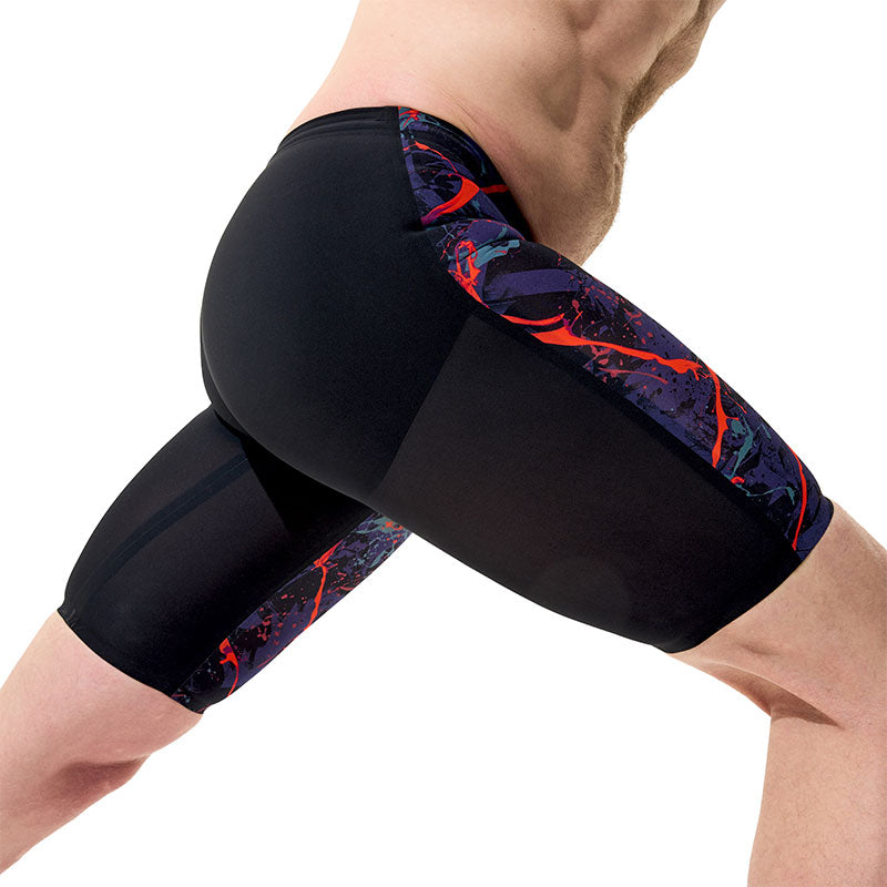 Speedo - Men's Fastskin LZR Pure Valor 2.0 Jammer - Black Ember/Black Ml