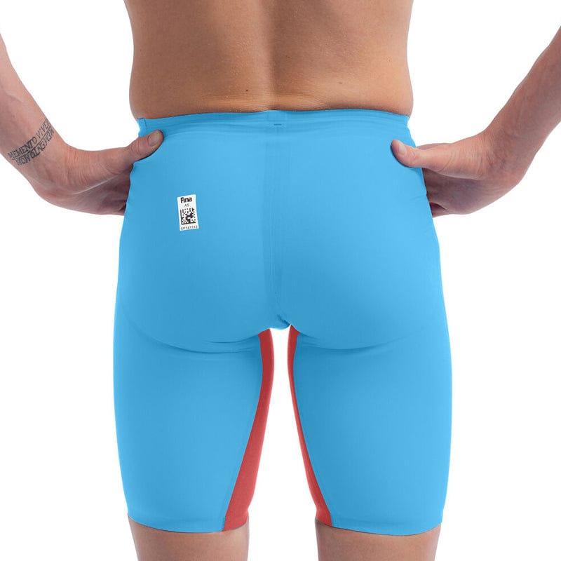 Speedo - Men's Fastskin LZR Pure Valor 2.0 Jammer - Blue/Red