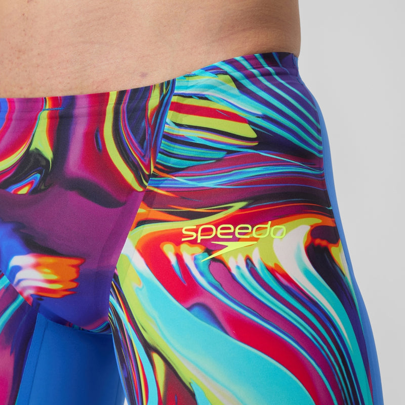 Speedo - Men's Fastskin LZR Pure Valor 2.0 Jammer - Dark Blue/Pink