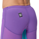 Speedo - Men's Fastskin LZR Pure Valor 2.0 Jammer - Galaxy Grape/Mayan Blue