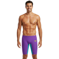 Speedo - Men's Fastskin LZR Pure Valor 2.0 Jammer - Galaxy Grape/Mayan Blue