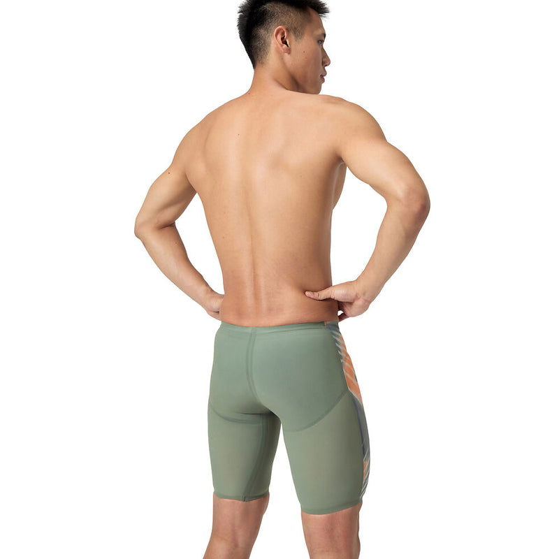 Speedo - Men's Fastskin LZR Pure Valor 2.0 Jammer - Green/Orange