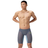 Speedo - Men's Fastskin LZR Pure Valor 2.0 Jammer - Grey Lead/Acadia Blue