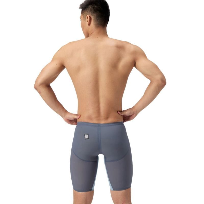 Speedo - Men's Fastskin LZR Pure Valor 2.0 Jammer - Grey Lead/Acadia Blue