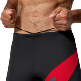 Speedo - Mens HyperBoom Jammer - Anthracite/High Risk Red