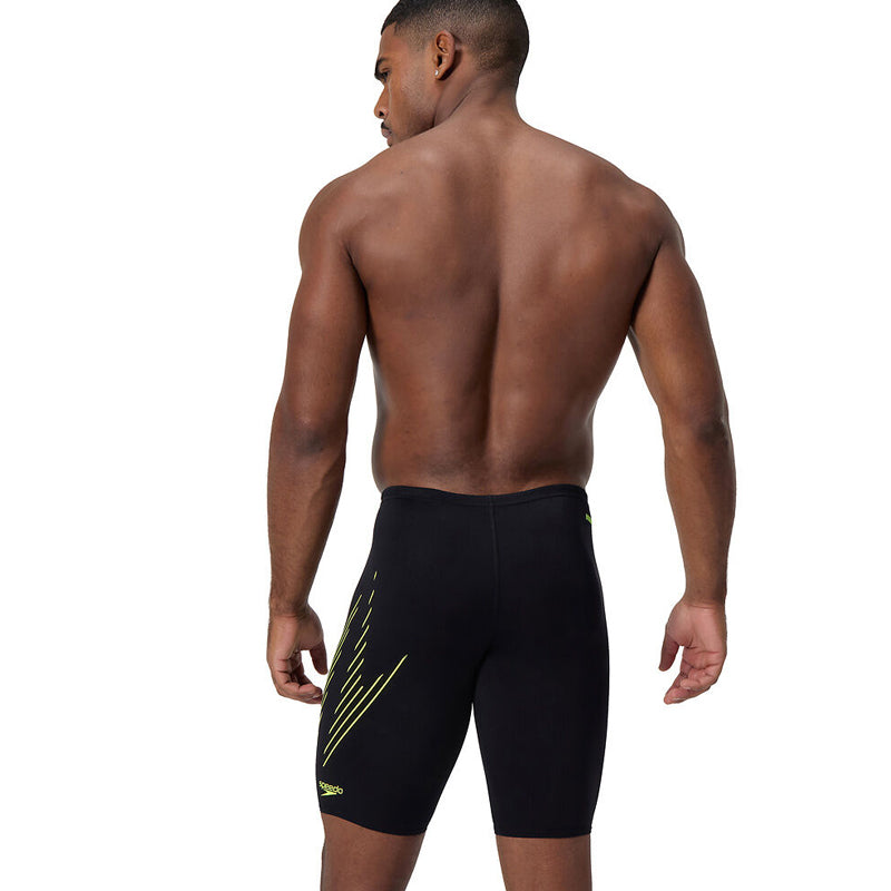 Speedo - Mens Hyperboom Placement Jammer - Black/Yellow