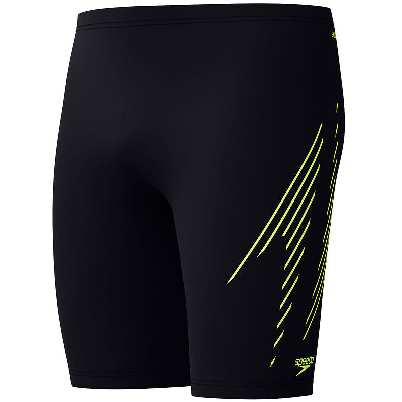 Speedo - Mens Hyperboom Placement Jammer - Black/Yellow