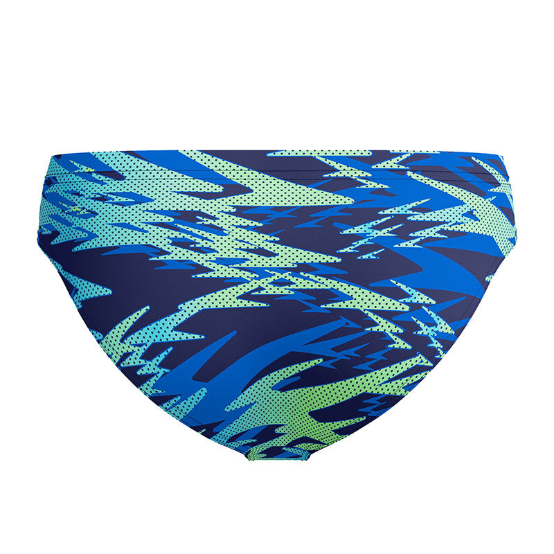 Speedo - Men's Hyperboom Print 2.5" Brief - Peacoat/Deep Sapphire