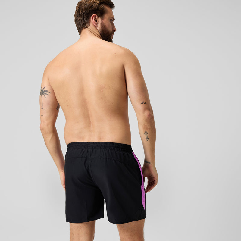 Speedo - Men's HyperBoom Splice 16'' Swim Shorts - Black/Pink