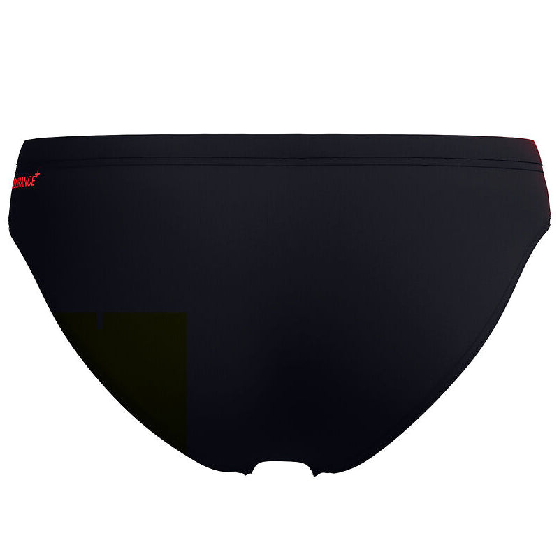 Speedo - Mens Hyperboom Splice Brief - Black/Coral