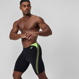 Speedo - Mens Hyperboom Splice Jammer - Black/Yellow