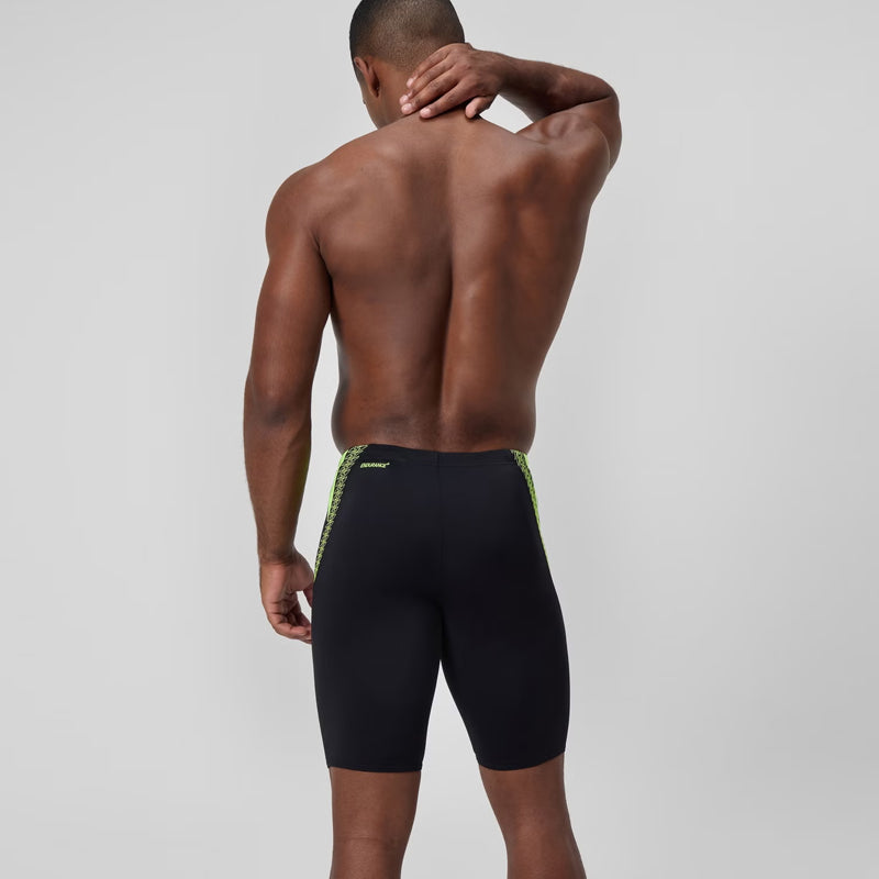 Speedo - Mens Hyperboom Splice Jammer - Black/Yellow