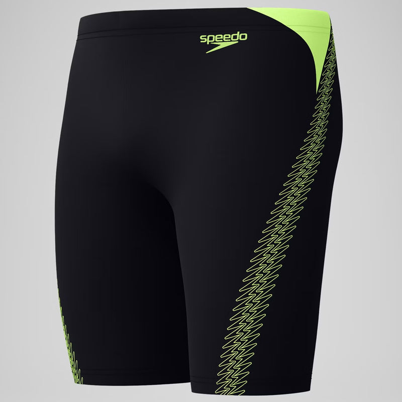 Speedo - Mens Hyperboom Splice Jammer - Black/Yellow