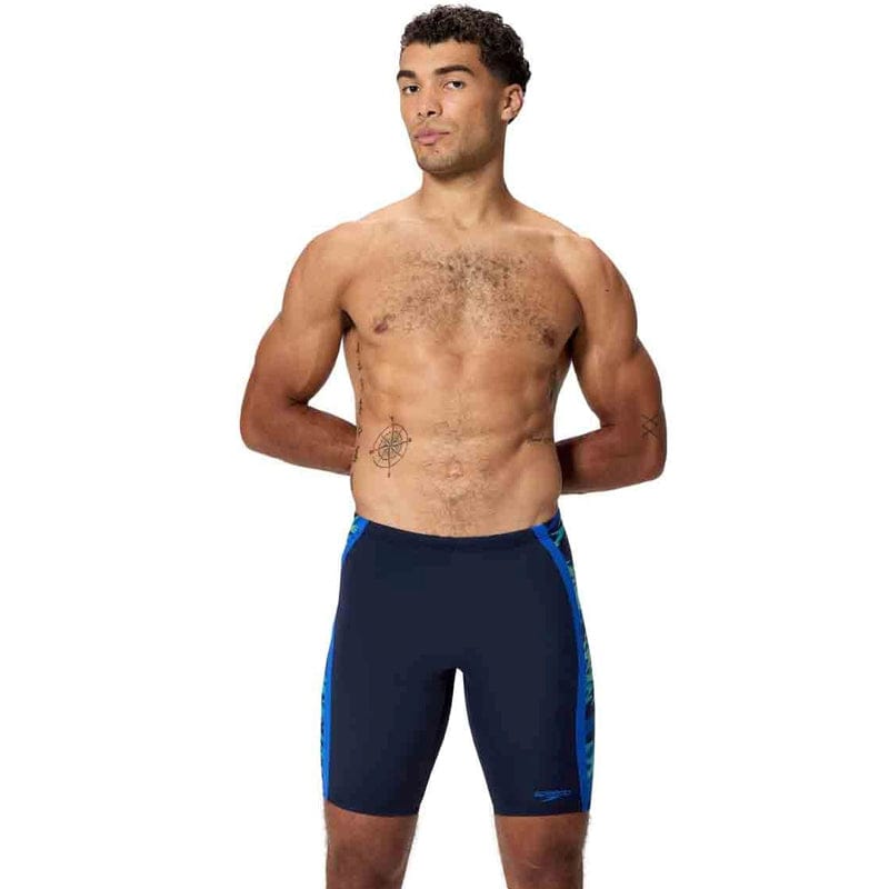 Speedo - Mens HyperBoom Splice Jammer - Peacoat/Deep Sapphire
