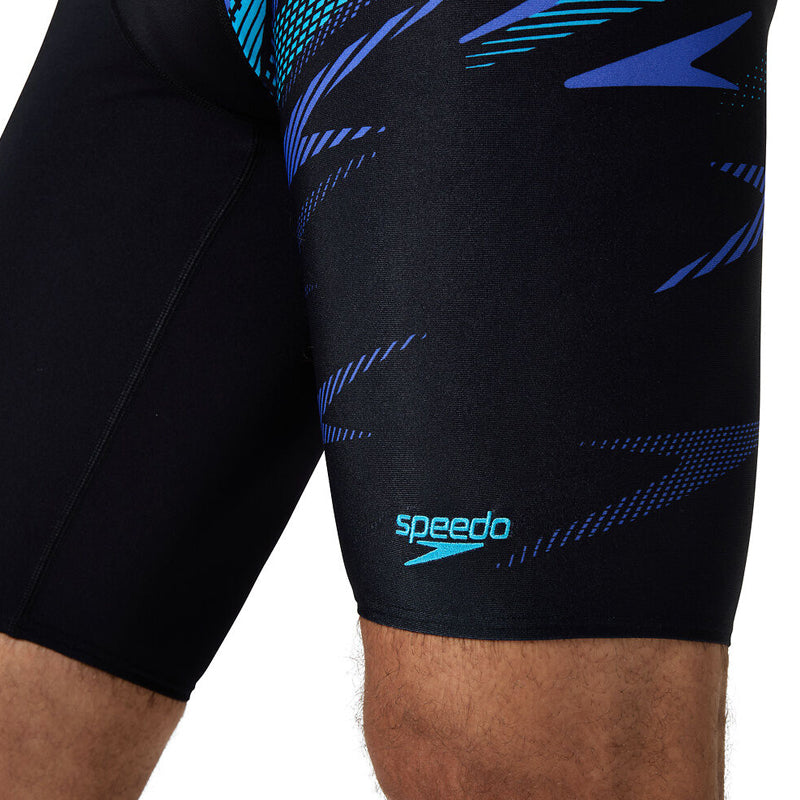 Speedo - Mens Hyperboom V-Cut Jammer - Black/Blue