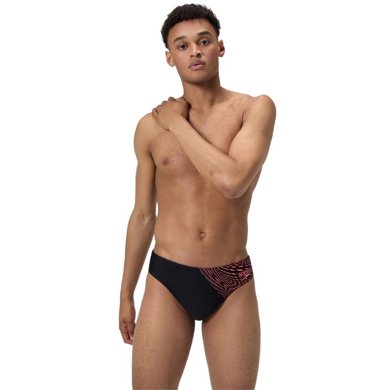 Speedo - Men's Medley Logo 7cm Brief - Coral Sands