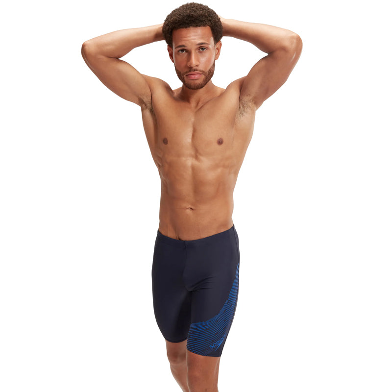 Speedo - Mens Medley Logo Jammer - Navy/Blue