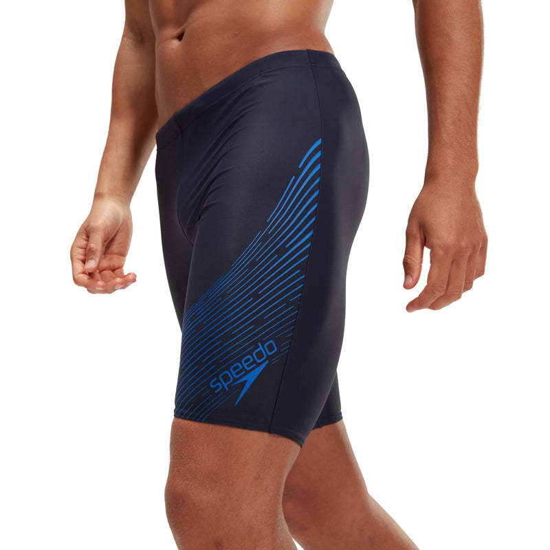 Speedo - Mens Medley Logo Jammer - Navy/Blue