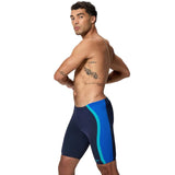 Speedo - Mens Solid Splice Jammer - Peacoat/Deep Sapphire