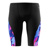 Speedo - Mens Spliced Printed Jammer - Brushy Glitch/Black