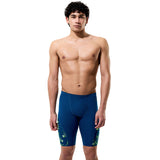 Speedo - Mens Spliced Printed Jammer - Mirage Time/Denim Teal