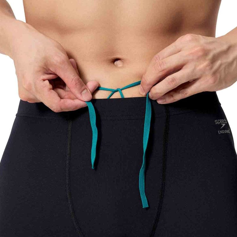 Speedo - Mens Spliced Printed Jammer - Sunset Grove/Black