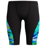 Speedo - Mens Spliced Printed Jammer - Sunset Grove/Black