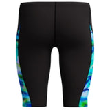 Speedo - Mens Spliced Printed Jammer - Sunset Grove/Black