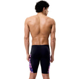 Speedo - Mens Spliced Printed Jammer - Techno Jungle/Black