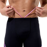 Speedo - Mens Spliced Printed Jammer - Techno Jungle/Black