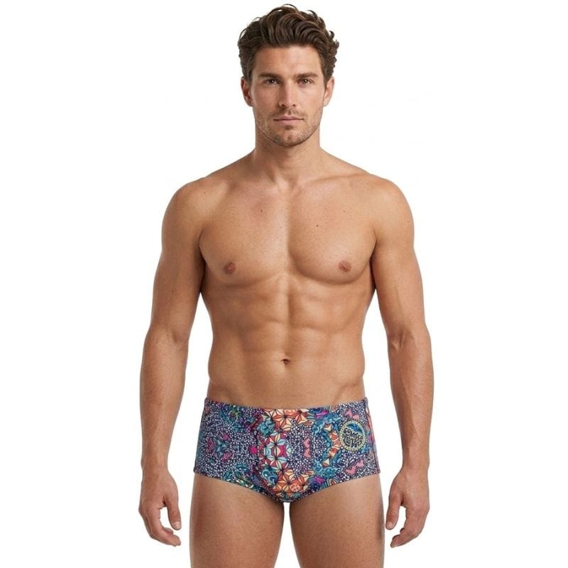 Speedo - Psychedelic Dreams Allover print - Mens Competition Brief